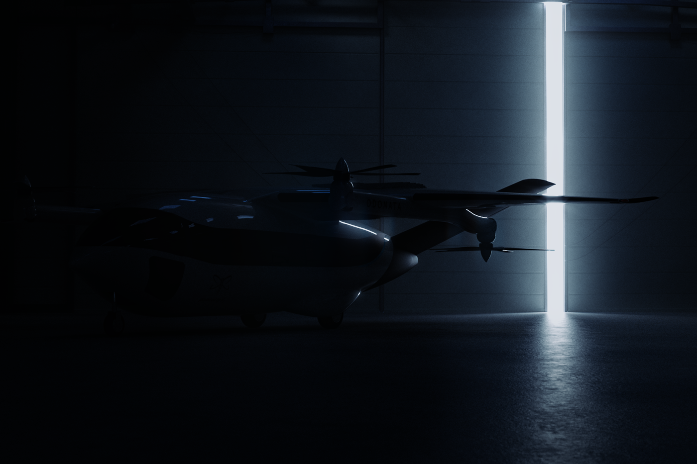 Odonata Heliplane hybrid-electric passenger VTOL concept design aircraft Odonata Heliplane hybrid-electric passenger VTOL concept design aircraft